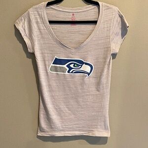 Seattle Seahawks V-Neck Short Sleeve Tee